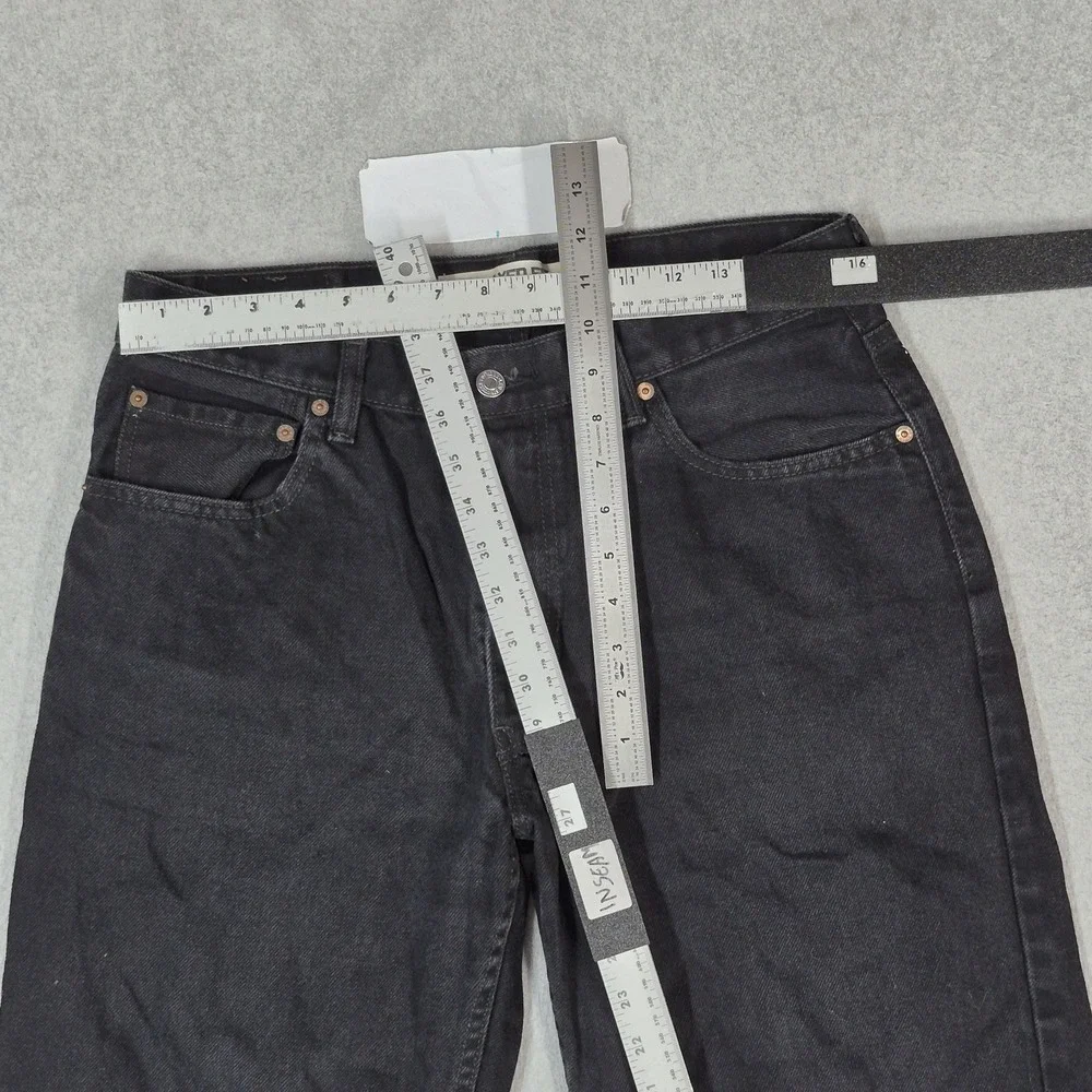 Levi's 550 Men Jeans 34X30 Black Denim Relaxed Fit Straight Baggy Y2K